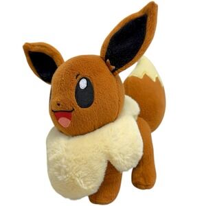 2016 Pokémon Tomy‎ Eevee Plush Toy Stuffed Animal 8.25"